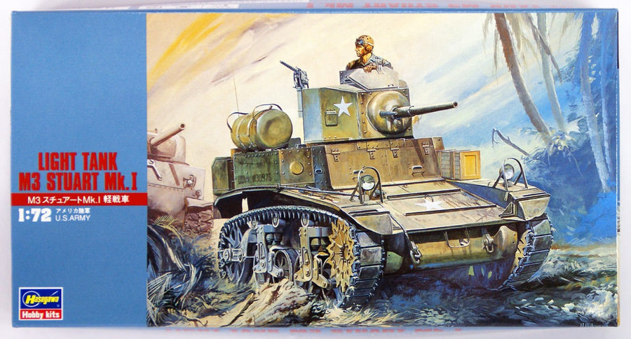 Hasegawa 1/72 Light Tank M3 Stuart Mk. I Kit