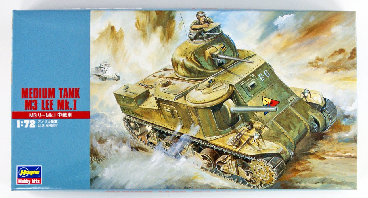 Hasegawa 1/72 Medium Tank M3 Lee Mk.I Kit
