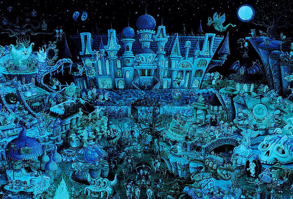 Haunted Party (Glow in the Dark) 1000pcs Puzzle