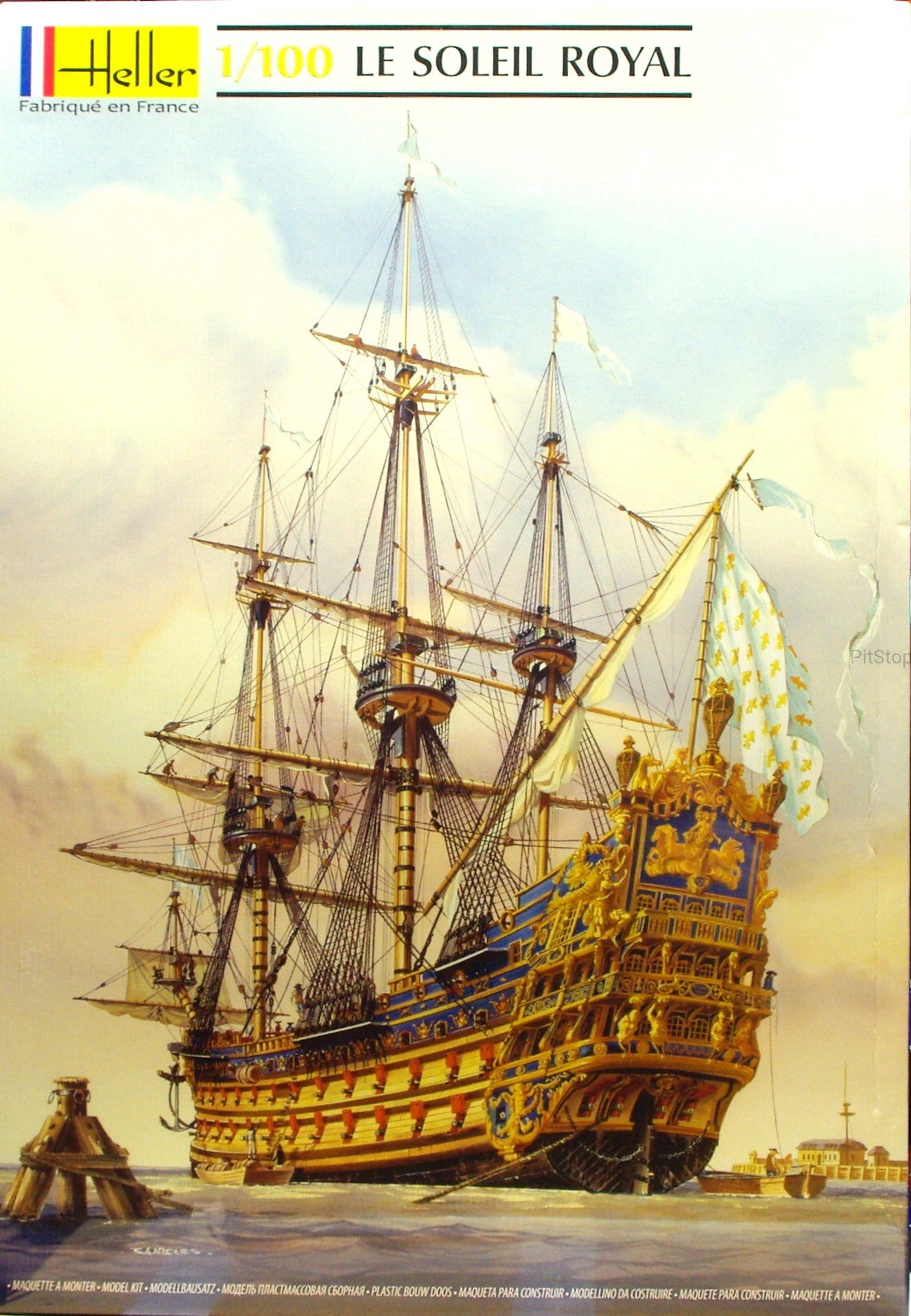 Heller 1/100 Le Soleil Royal Kit