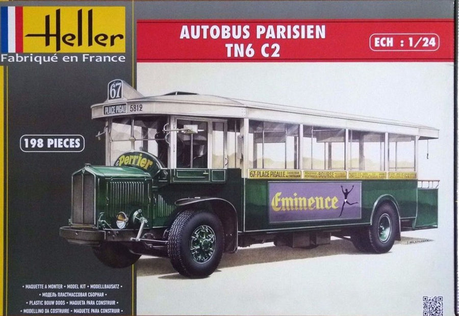 Heller 1/24 Autobus Parisien TN6 C2 Kit