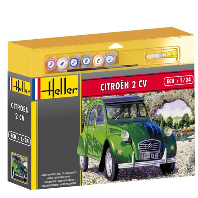 Heller 1/24 Citroen 2 CV Kit Set