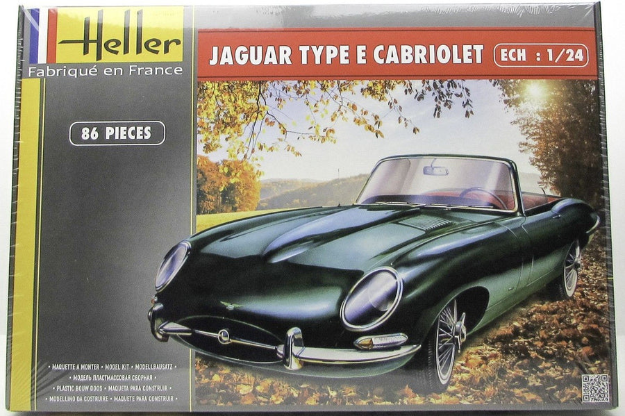 Heller 1/24 Jaguar Type E Cabriolet Kit