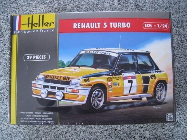 Heller 1/24 Renault R5 Turbo - Tour de Corse 1982 Kit HLL80717