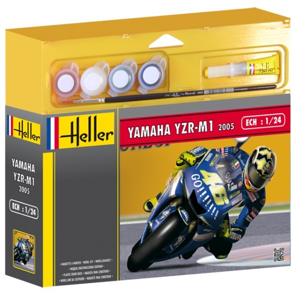 Heller 1/24 Yamaha YZR-M1 2005 Kit HLL50928G
