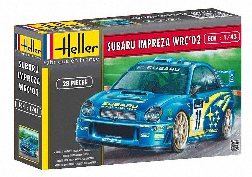 Heller 1/43 Subaru Impreza WRC'02 Kit HLL80199