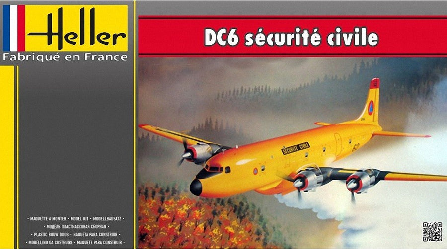 Heller 1/72 DC-6 Securite Civile Kit