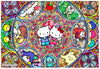 Hello Kitty Sanrio Stained Glass Musical 1000pcs Puzzle