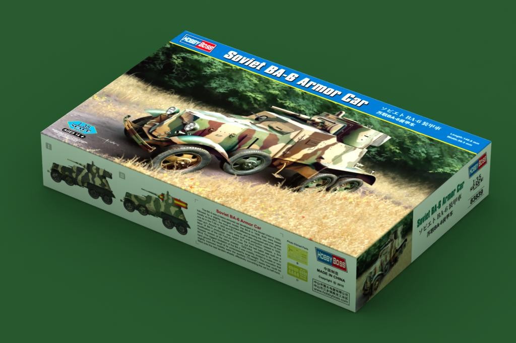 HobbyBoss 1/35 Soviet BA-6 Armor Car Kit HB-83839