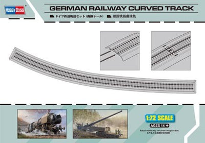 HobbyBoss 1/72 German Railway  Curved Track HB-82910