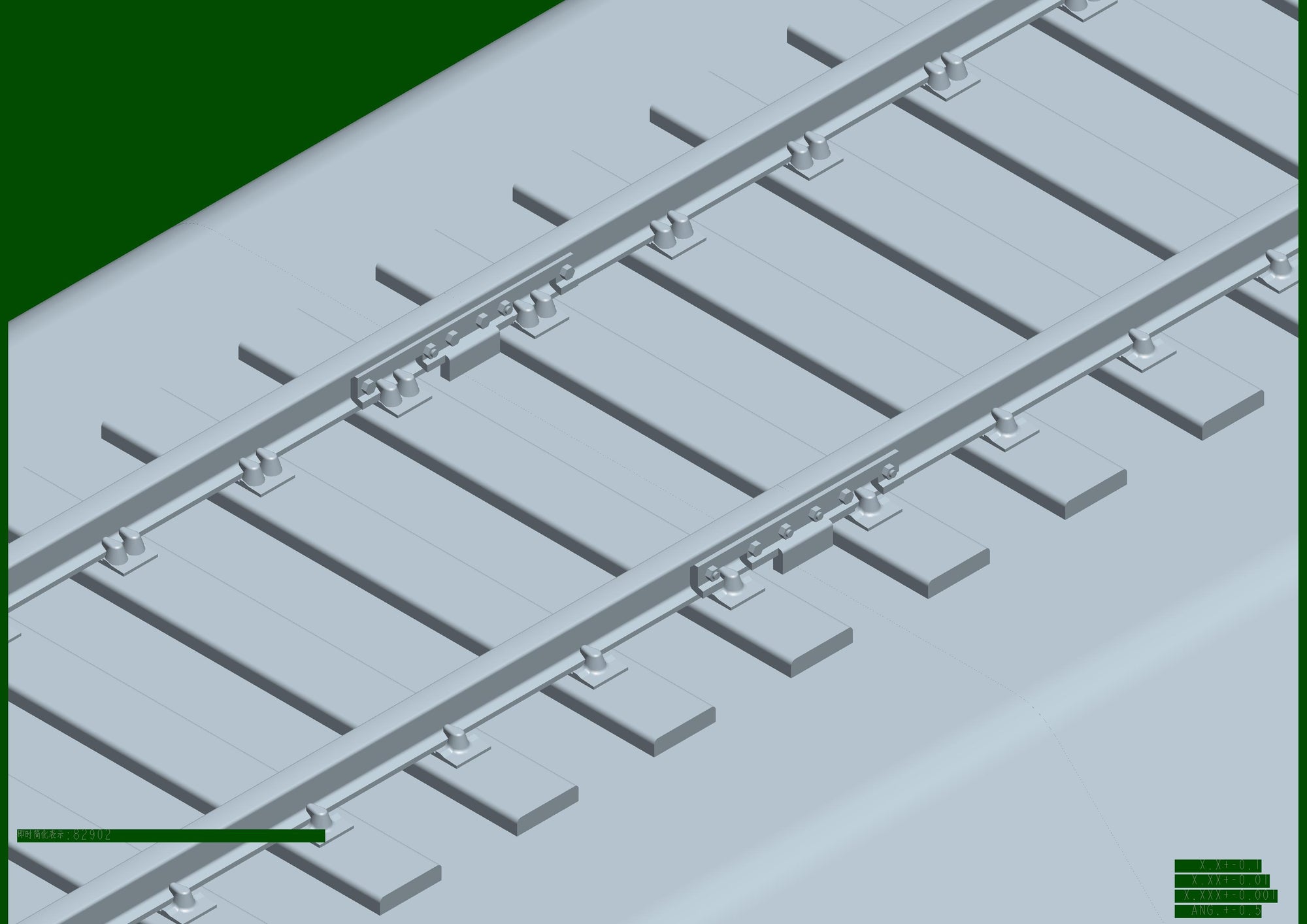 HobbyBoss 1/72 German Railway Track set