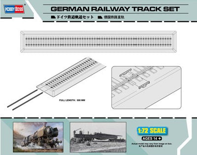 HobbyBoss 1/72 German Railway Track set