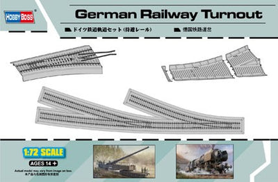 HobbyBoss 1/72 German Railway Turnout Set HB-82909