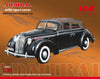 ICM 1/24 Admiral Cabriolet WWII German Passenger Car w/ open cover Kit ICM-24022