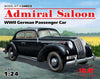 ICM 1/24 Admiral Saloon WWII German Passenger Car Kit