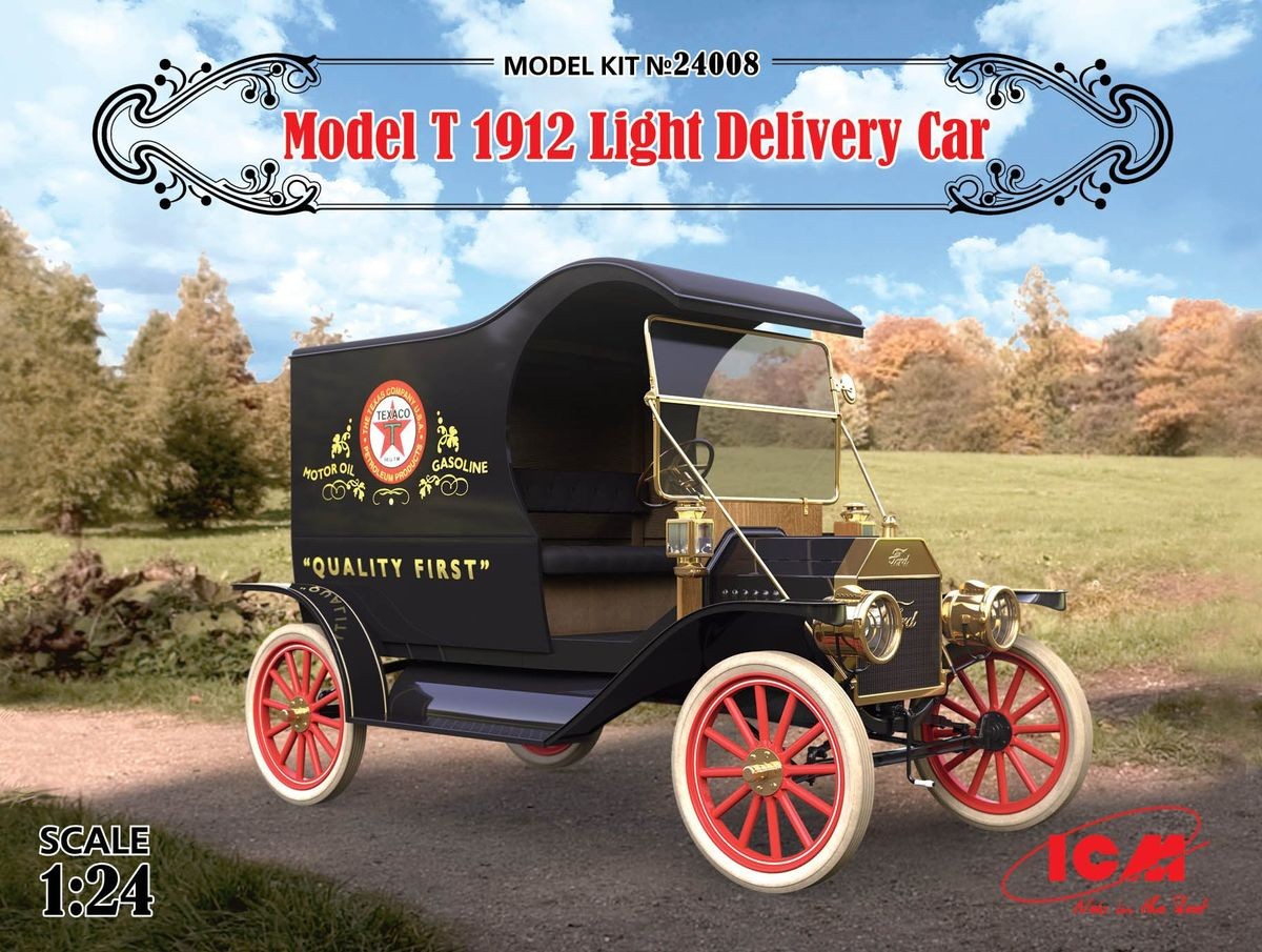 ICM 1/24 Model T 1912 Light Delivery Car Kit