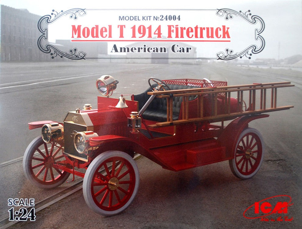 ICM 1/24 Model T 1914 Firetruck American Car Kit