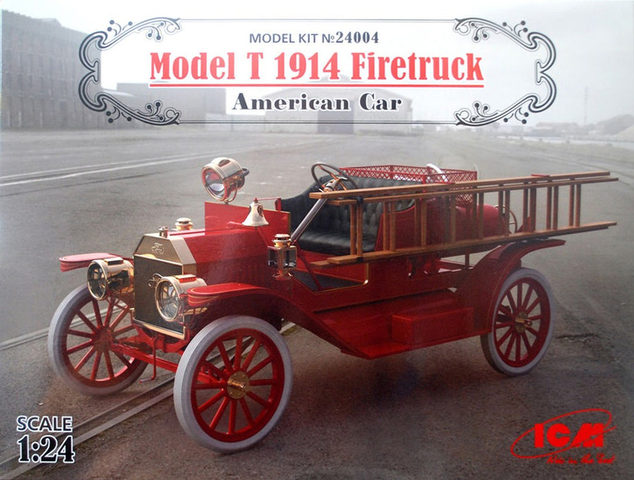 ICM 1/24 Model T 1914 Firetruck American Car Kit