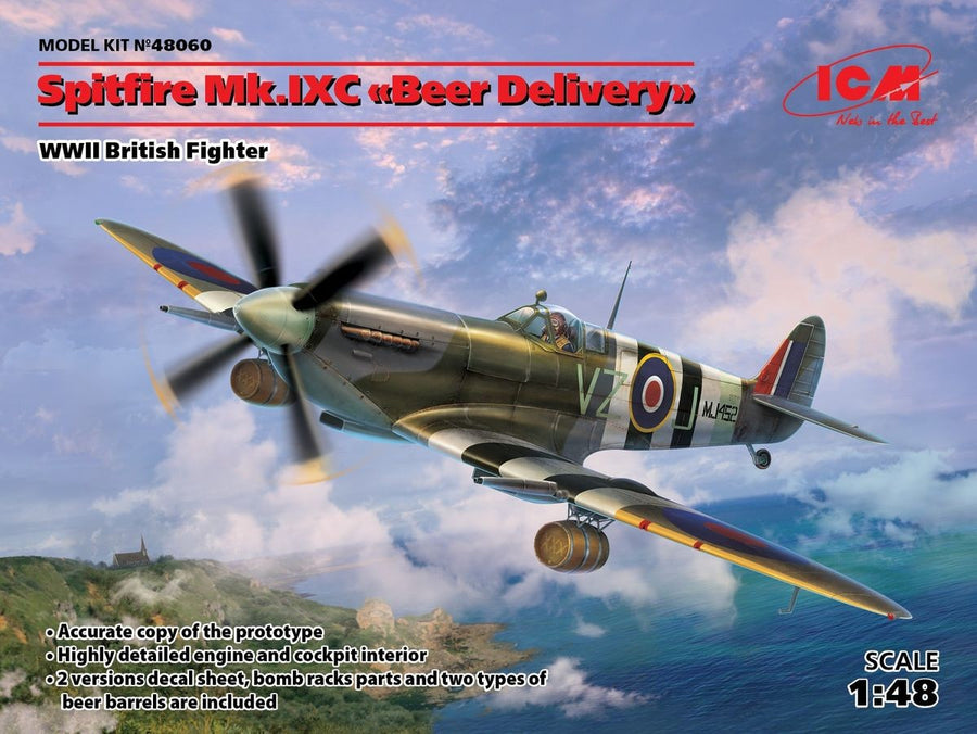 ICM 1/48 Spitfire Mk.IXC (Beer Delivery) WWII British Fighter Kit