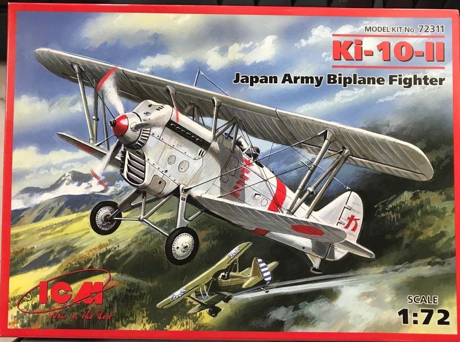 ICM 1/72 Ki-10-II Japan Army Biplane Fighter Kit
