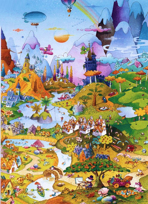 Idyll by Guillermo Mordillo 1000pc Puzzle