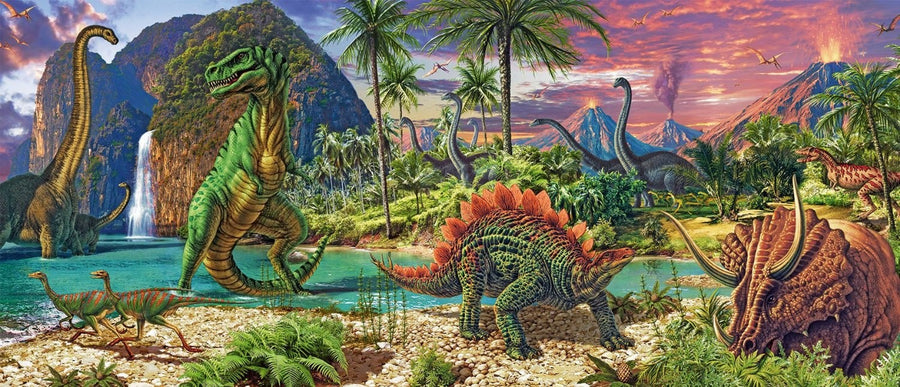In the Land of the Dinosaurs by Steve Read 200pcs Puzzle