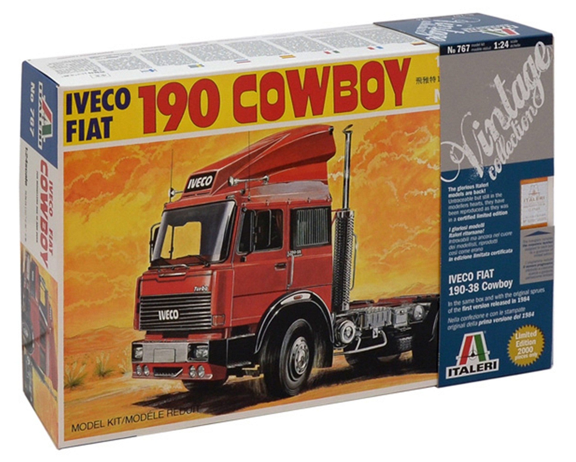 Italeri 1/24 IVECO Fiat 190 Cowboy Kit