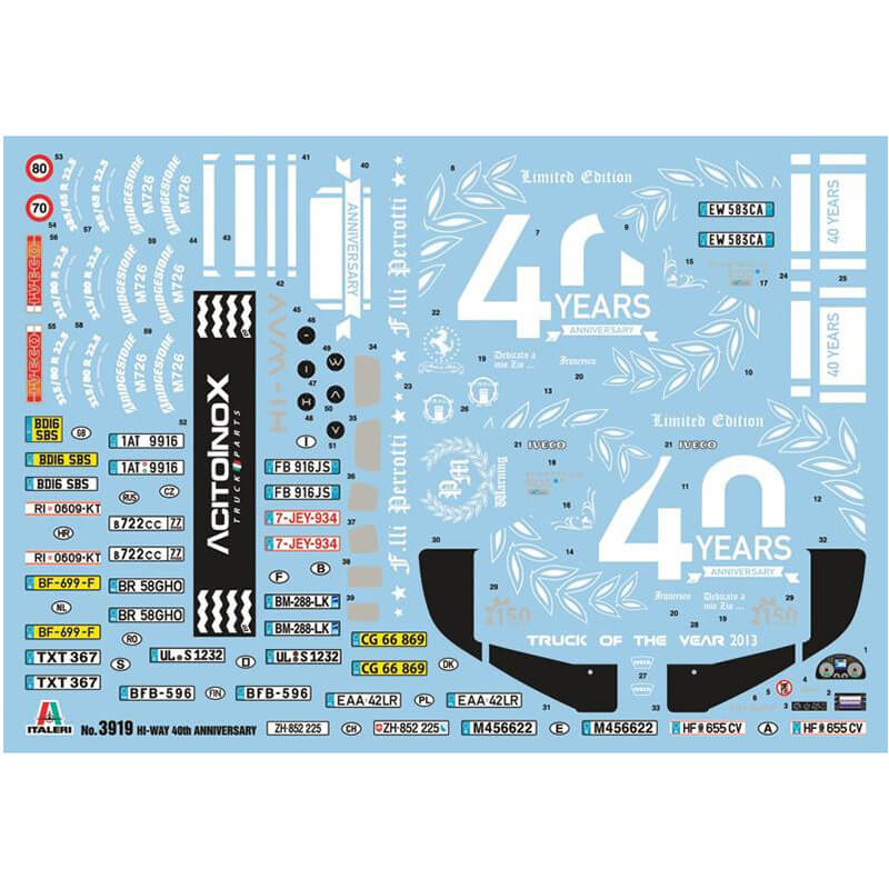 Italeri 1/24 IVECO Hi-Way 40th Anniversary Kit
