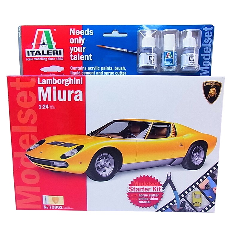Italeri 1/24 Lamborghini Miura Kit