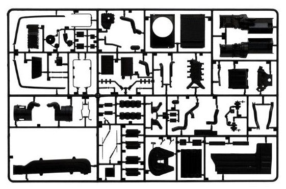 Italeri 1/24 Mercedes-Benz Actros MP3 White Liner/Black Liner Kit ITA-03884