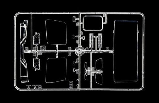 Italeri 1/24 Mercedes-Benz Actros MP3 White Liner/Black Liner Kit ITA-03884