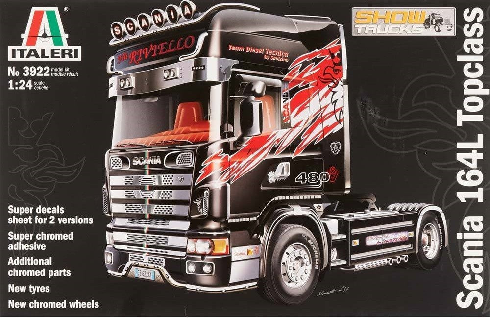 Italeri 1/24 Scania 164L Top Class Kit
