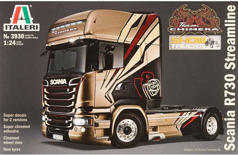 Italeri 1/24 Scania R730 Streamline (Team Chimera) Kit