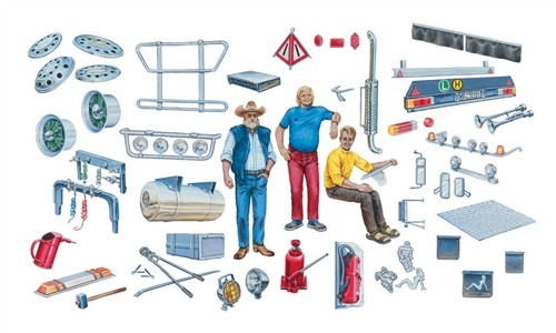 Italeri 1/24 Truck Accessories Kit ITA-00720