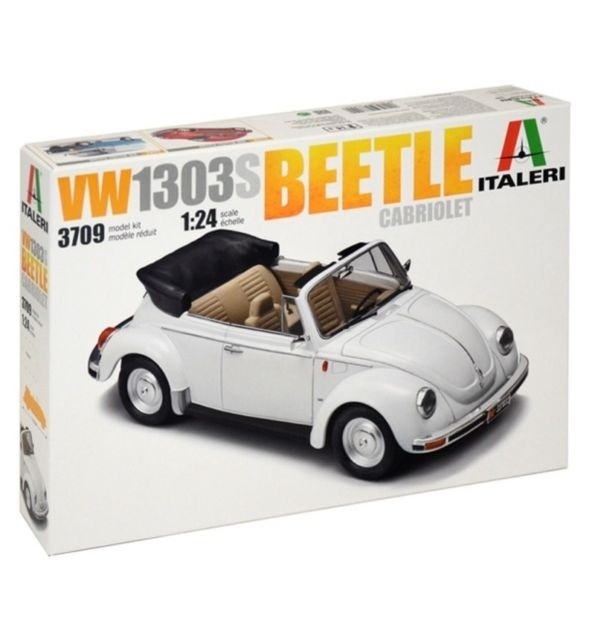Italeri 1/24 VW1303S Beetle Cabriolet Kit ITA-03709
