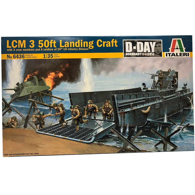 Italeri 1/35 LCM 3 50ft Landing Craft Kit