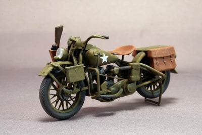 Italeri 1/35 U.S. Motorcycles (D-Day) Kit