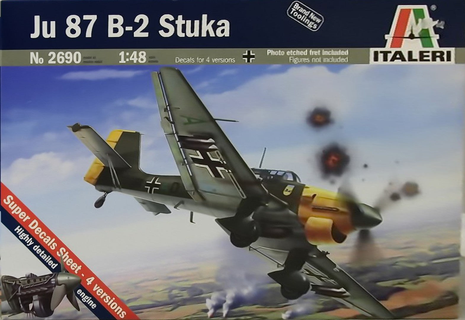 Italeri 1/48 Ju 87 B-2 Stuka Kit