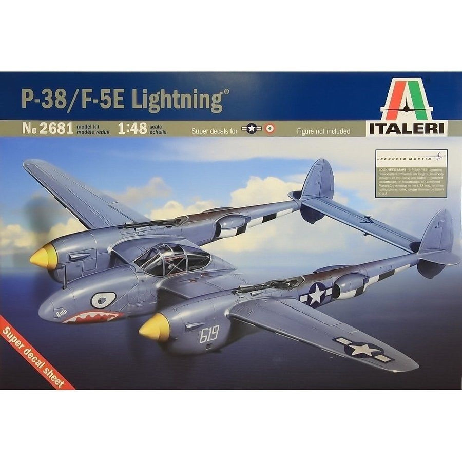Italeri 1/48 P-38/F-5E Lightning Kit