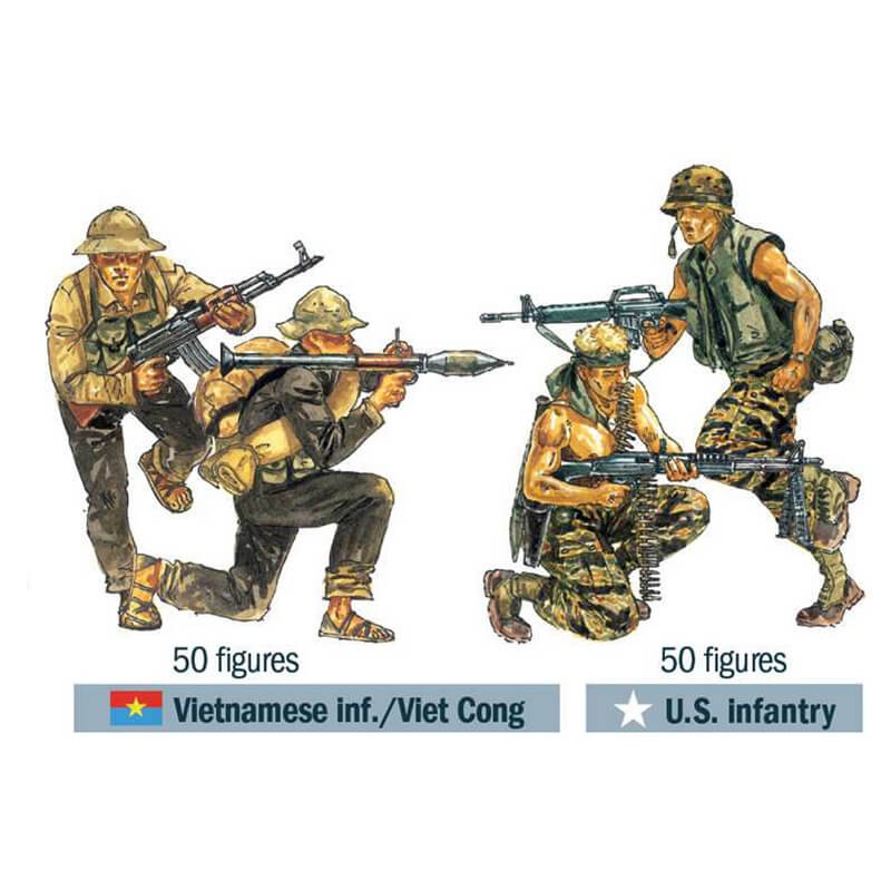 Italeri 1/72 Battle Set Operation Silver Bayonet Vietnam War 1965 Kit