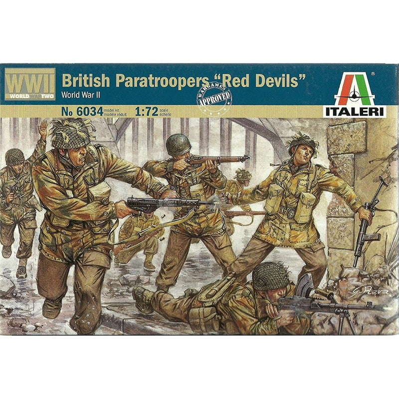 Italeri 1/72 British Paratroopers "Red Devils" Kit