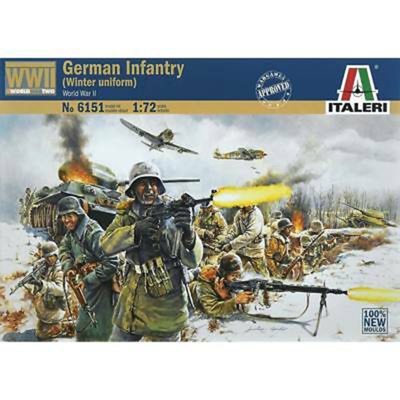 Italeri 1/72 German Infantry (Winter Uniform) Kit