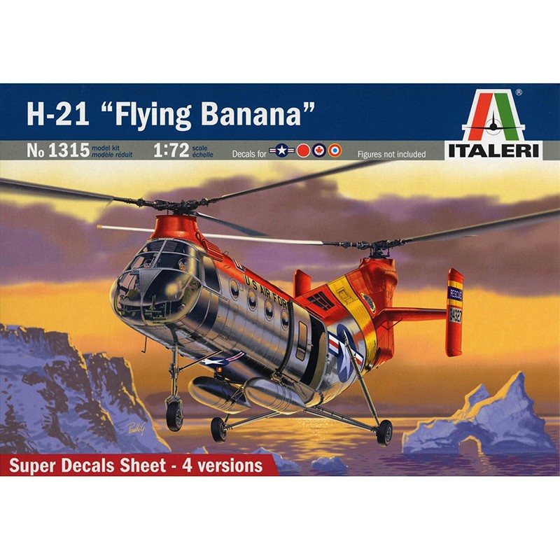 Italeri 1/72 H-21 "Flying Banana" Kit