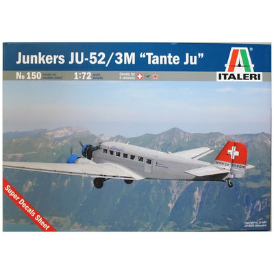 Italeri 1/72 Junkers JU-52/3M "Tante Ju" Kit
