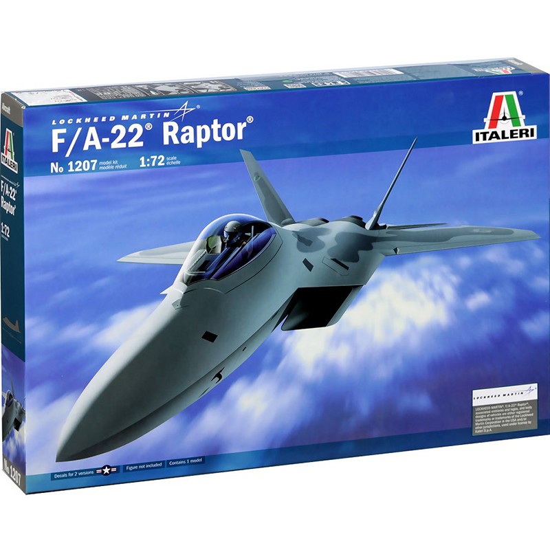 Italeri 1/72 Lockheed Martin F/A-22 Raptor Kit