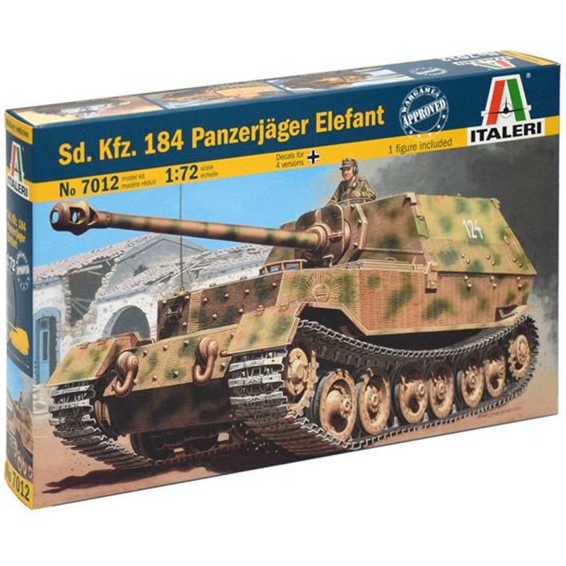 Italeri 1/72 Sd. Kfz. 184 Panzerjager Elefant Kit