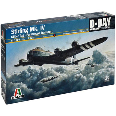 Italeri 1/72 Stirling Mk. IV Glider Tug - Paratroops Transport Kit