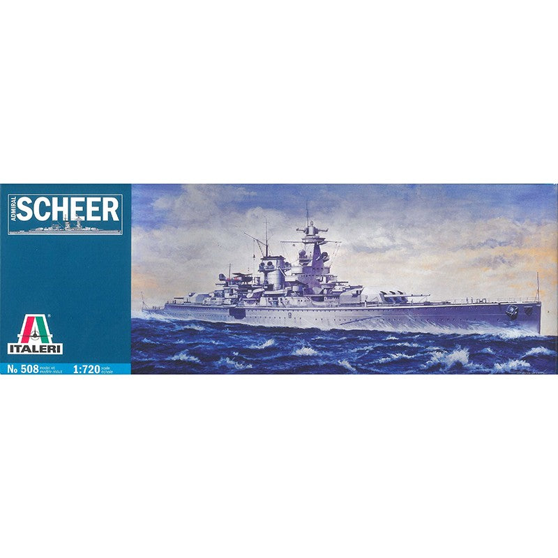 Italeri 1/720 Admiral Scheer Kit