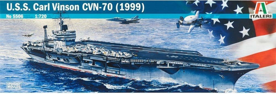 Italeri 1/720 U.S.S. Carl Vinson CVN-70 (1999) Kit
