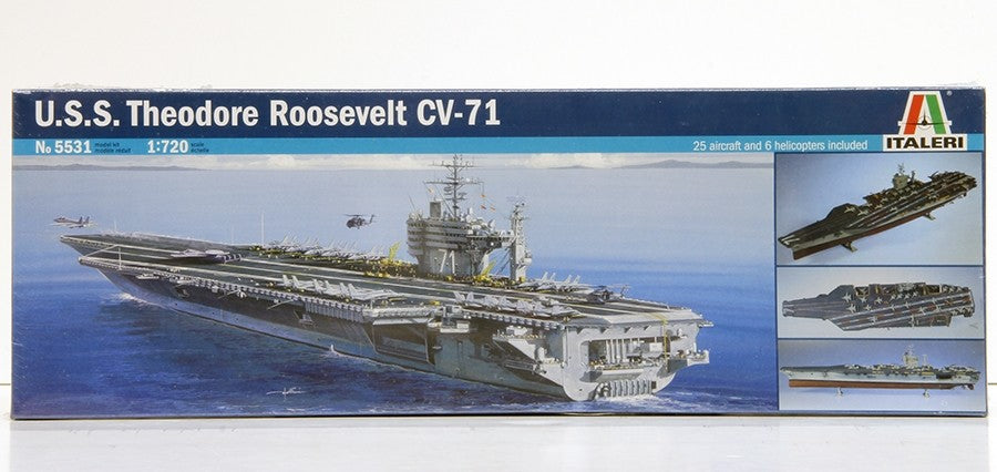 Italeri 1/720 U.S.S Theodore Roosevelt CV-71 Kit ITA-05531